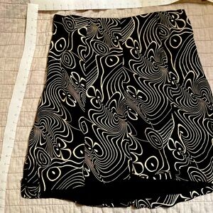 Silk skirt.
